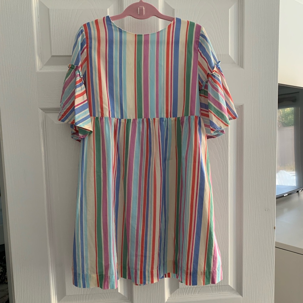 Girls Crewcuts Striped Dress